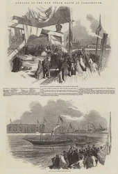 Ouverture du nouveau bassin à vapeur à Portsmouth
